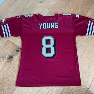 Vintage 1998 Starter San Francisco 49ers Steve Young #8 Jersey Youth Large